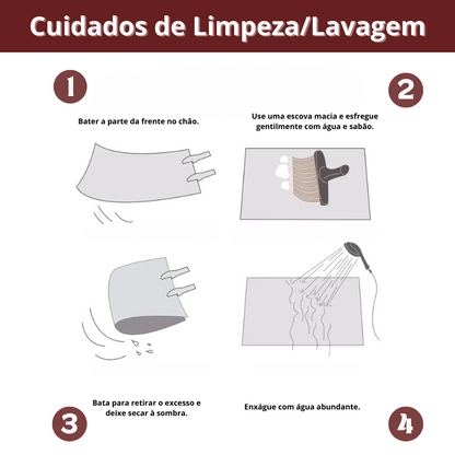 Tapete Felpudo Milk White Bravura