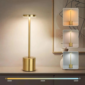 Luminária de Mesa LED Sem Fio Recarregável