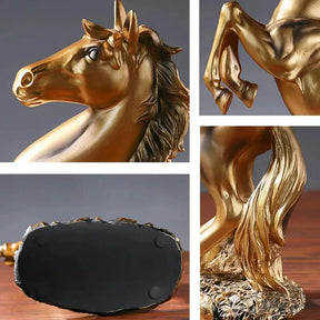 Escultura Decorativa Royal Horse