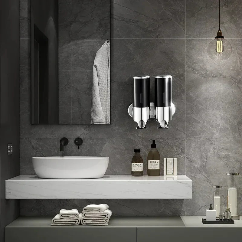 Dispenser Elegance de Sabonete Líquido Shampoo e Condicionador