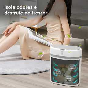 Lixeira para Banheiro e Cozinha com Sensor Inteligente