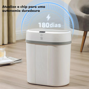 Lixeira para Banheiro e Cozinha com Sensor Inteligente
