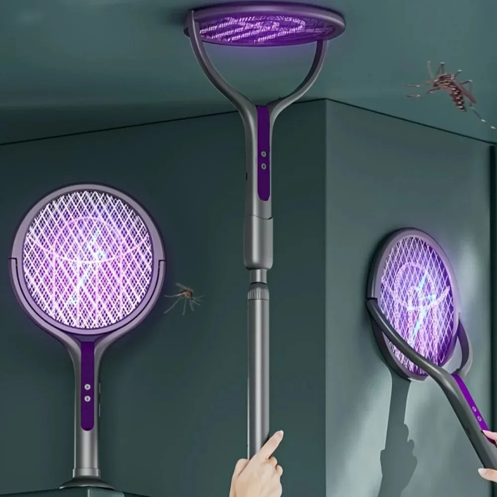 Raquete Elétrica e Armadilha Mata Mosquito